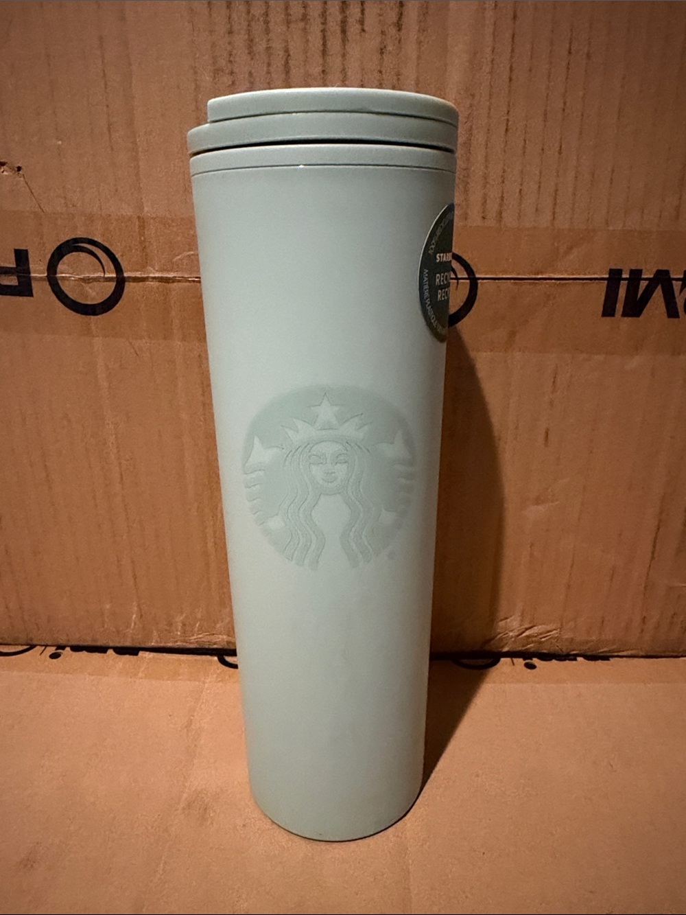 Starbucks Matte Mint Green Tall Travel Tumbler